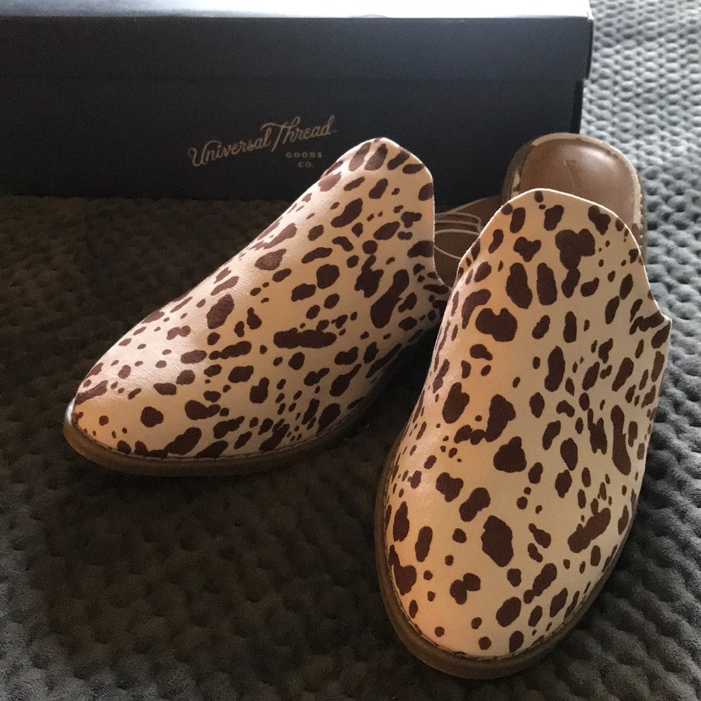 Cow Skin Mules